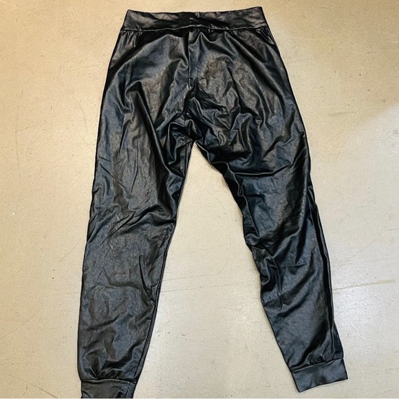Commando faux leather joggers for sale or trade for small - Picture 3 of 5